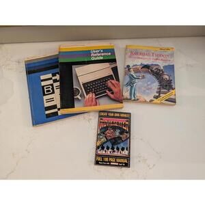Vintage Texas Instruments User's Reference Guide and Railroad Tycoon Strategy &